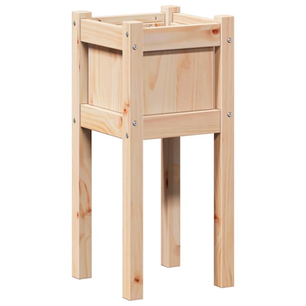 vidaXL Aia istutuspot Loodus 31 x 31 x 70 cm Toekas m&auml;nnipuit