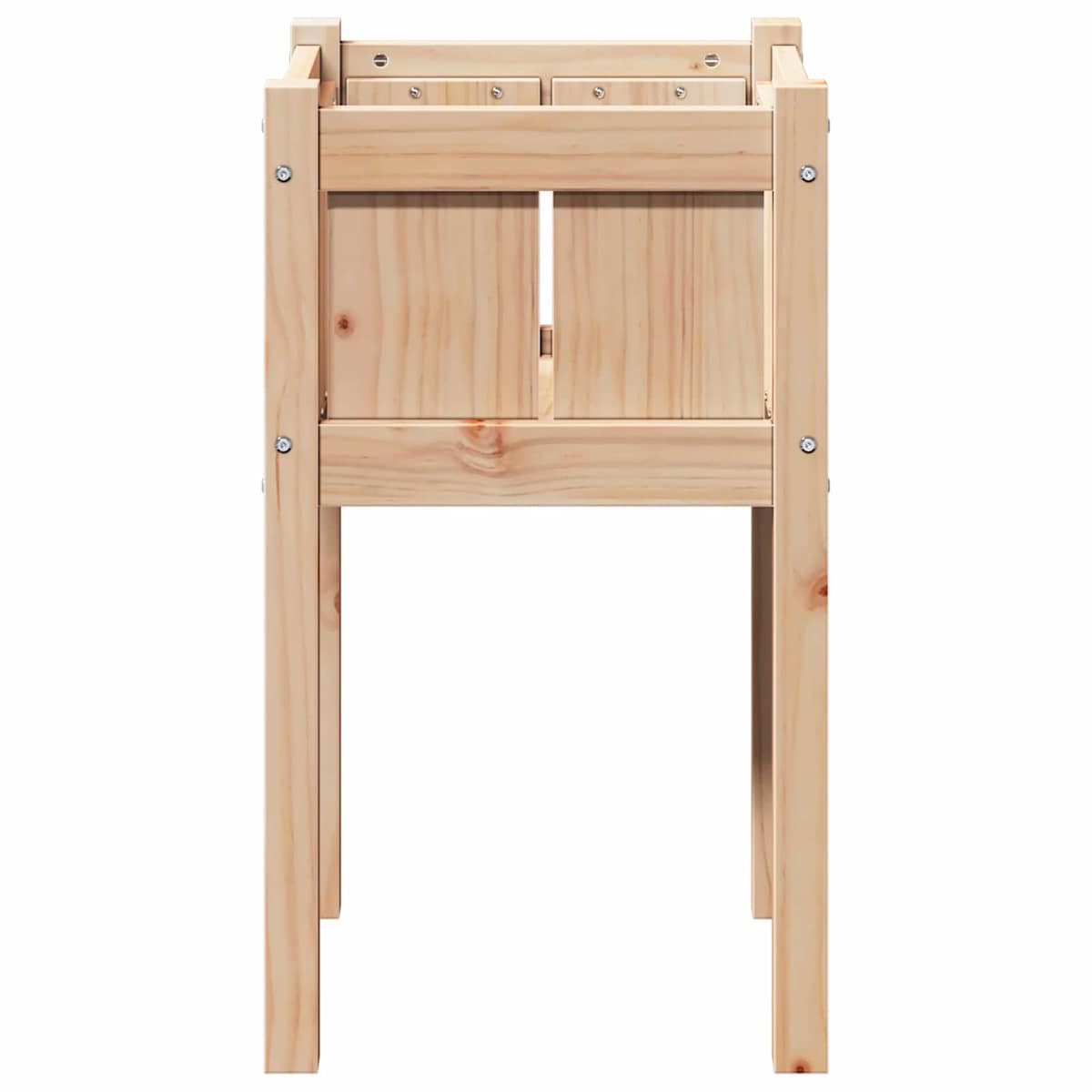 Have Blomsterkrukke Natur 40 x 40 x 70 cm Massiv fyrretræ - Billede 4