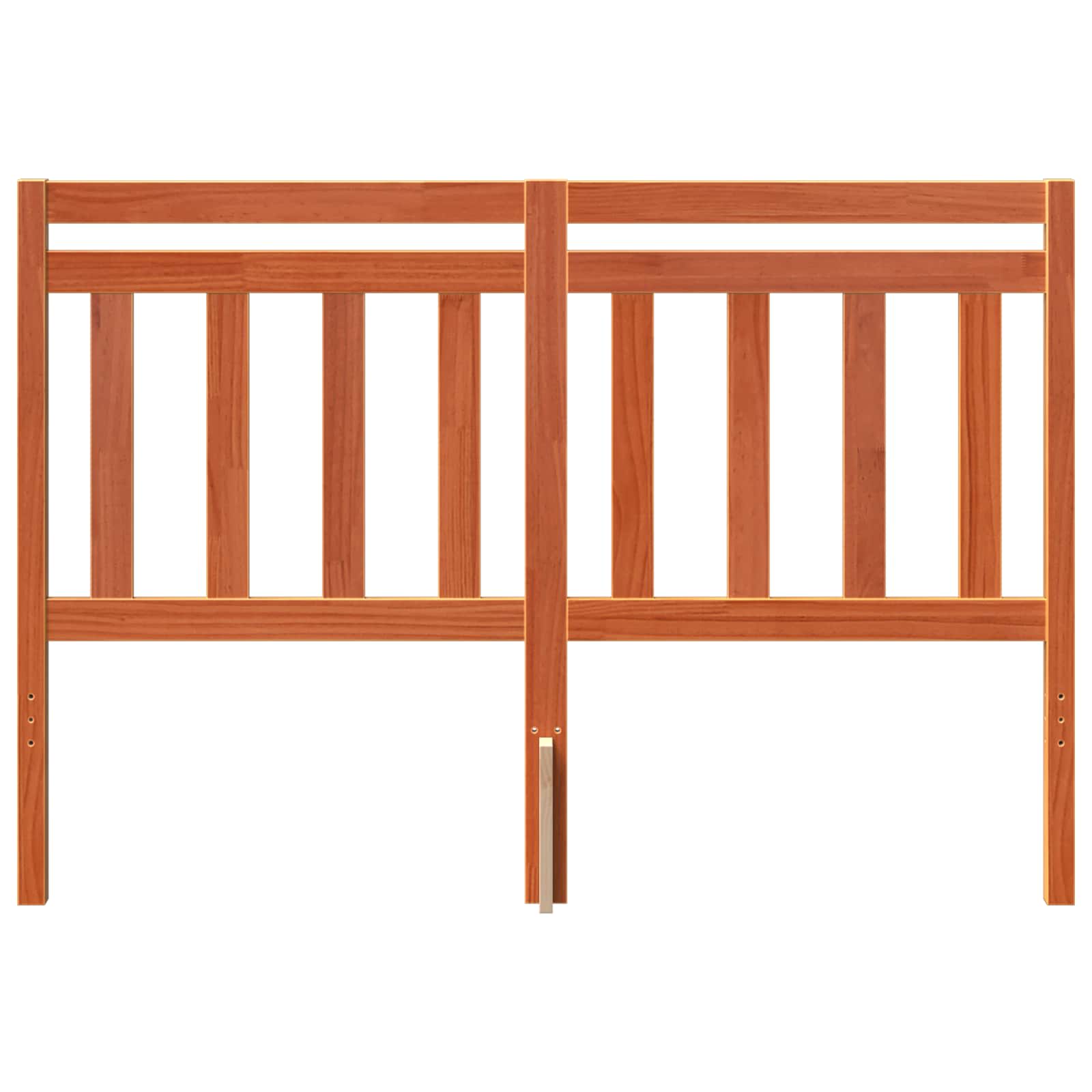 Thumbnail - vidaXL Kopfteil mit Kopfteil Wachsbraun 145,5 x 100 cm