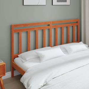 Vzglavje z vzglavjem Voskast rjav 185,5 x 100 cm