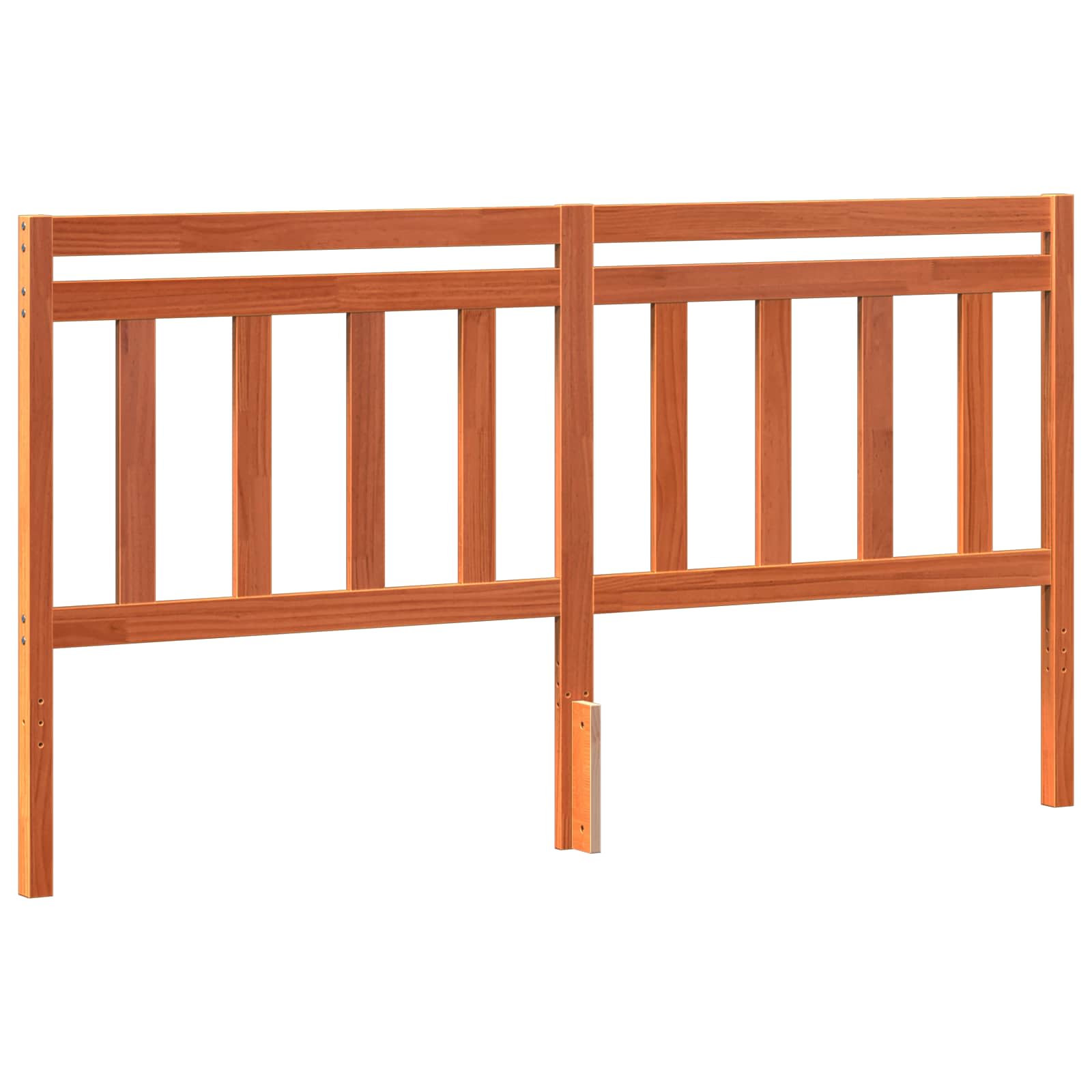 Thumbnail - vidaXL Kopfteil mit Kopfteil Wachsbraun 185,5 x 100 cm