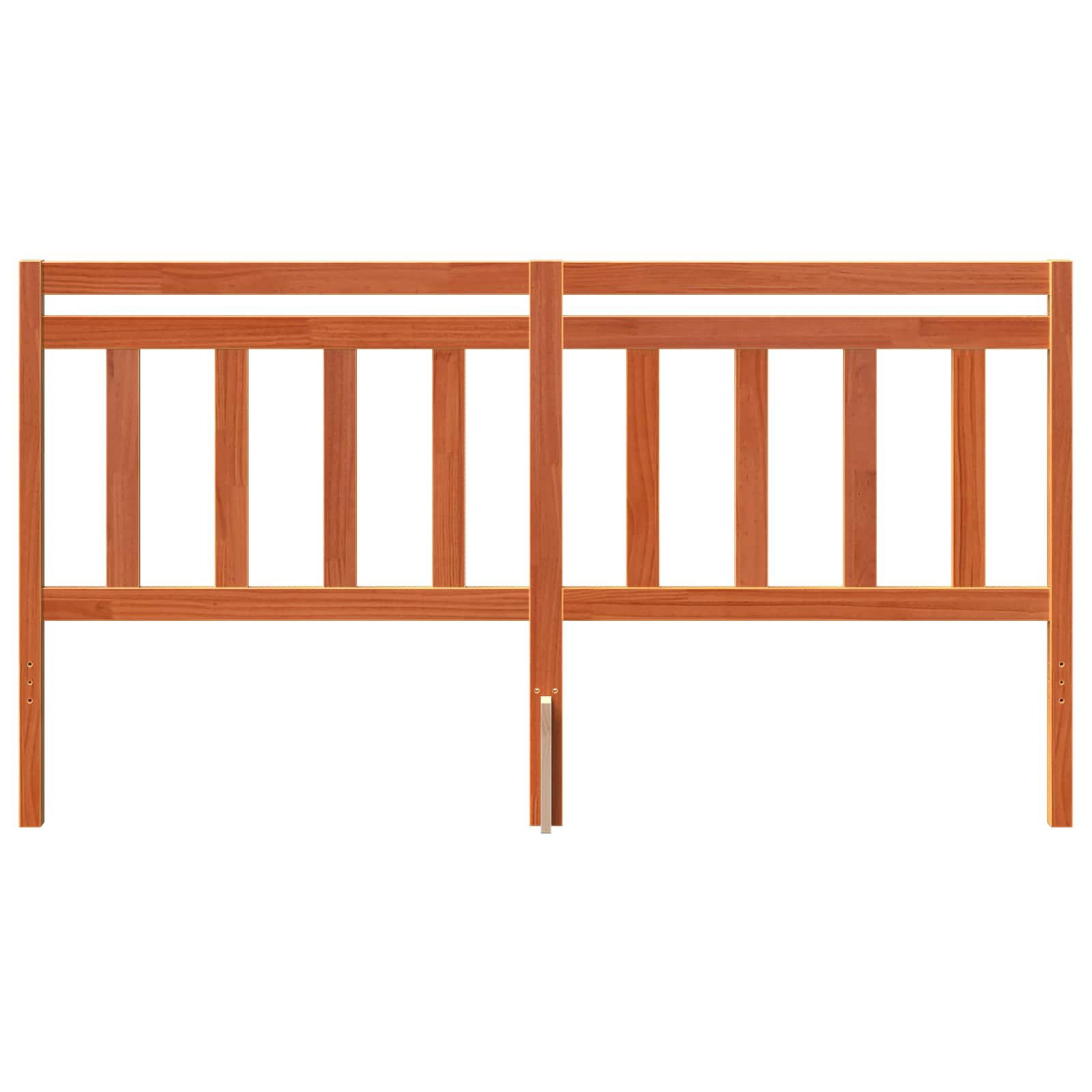 Thumbnail - vidaXL Kopfteil mit Kopfteil Wachsbraun 185,5 x 100 cm