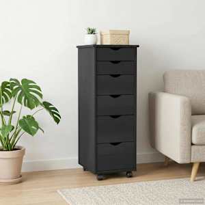 Gležnji kabinet Siva 34 x 39 x 93,5 cm Masivno borovo les