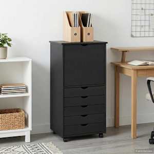 Gležnji kabinet Siva 53 x 39 x 103 cm Masivno borovo les