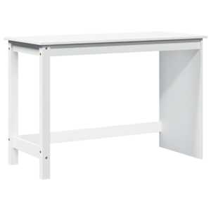 vidaXL Laud Valge 112 x 50 x 75 cm Kindel m&auml;nnipuidust