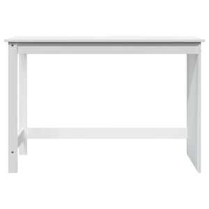 Stůl Bílá 112 x 50 x 75 cm Masivní borovicové dřevo - obrázek 4