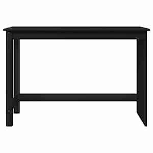 Stůl Černá 112 x 50 x 75 cm Masivní borovicové dřevo - obrázek 4
