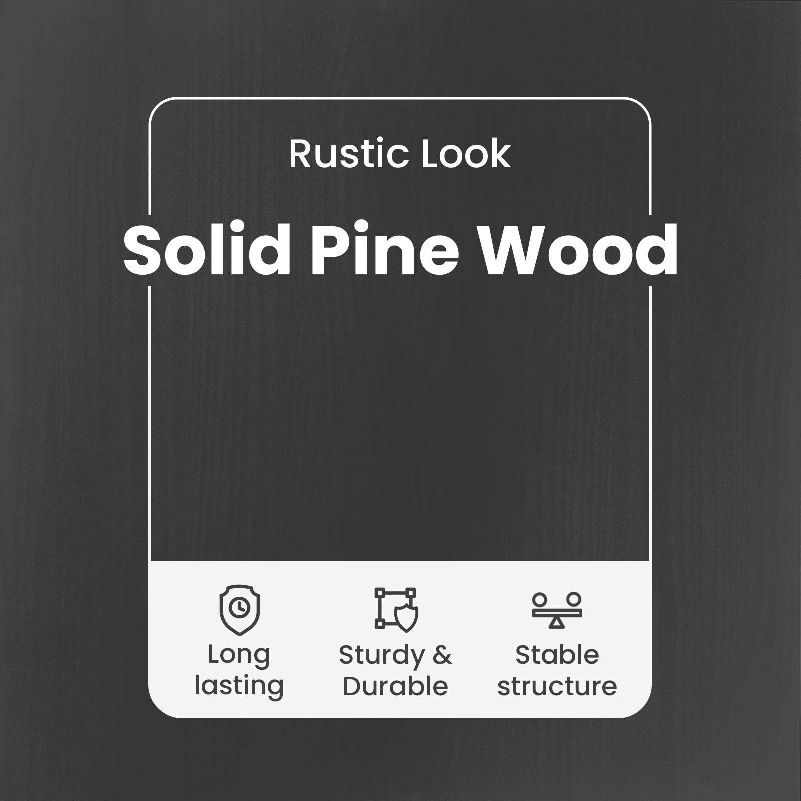 Rolling Cabinet with Wheel Solid Pine Wood Storage Office Home Wooden vidaXL - Produktbild 3