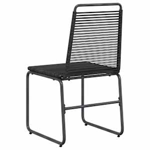 Zahradní křesla 2 pcs Černý 48 x 55 x 89,5 cm Ratan - obrázek 6