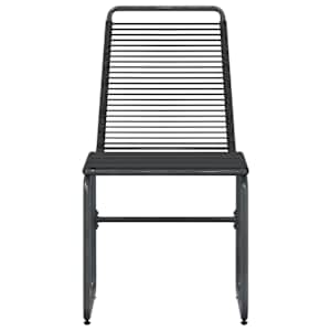 Zahradní křesla 2 pcs Černý 48 x 55 x 89,5 cm Ratan - obrázek 4