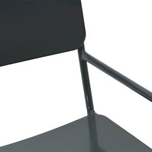 Zahradní křesla 2 pcs Antracit 51 x 55 x 81 cm Ocel - obrázek 7