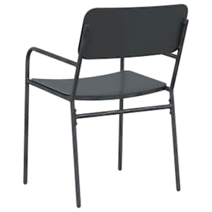 Zahradní křesla 2 pcs Antracit 51 x 55 x 81 cm Ocel - obrázek 6