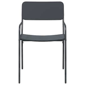 Zahradní křesla 2 pcs Antracit 51 x 55 x 81 cm Ocel - obrázek 4