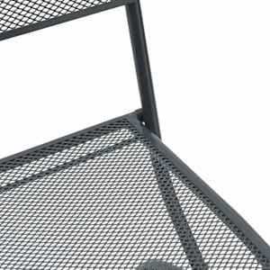 Zahradní křesla 2 pcs Antracit 52,5 x 46 x 82 cm Železo - obrázek 4