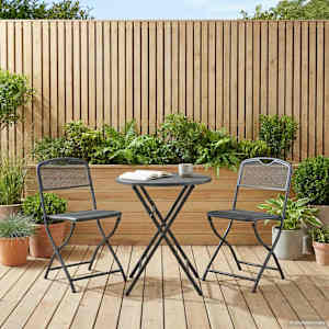 Vrtni stoli 2 pcs Antracit 52,5 x 46 x 82 cm elezo