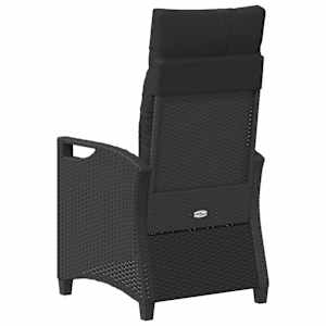 Zahradní křeslo 2 pcs Černá 56 x 64 x 94 cm Ocel a polyester - obrázek 7