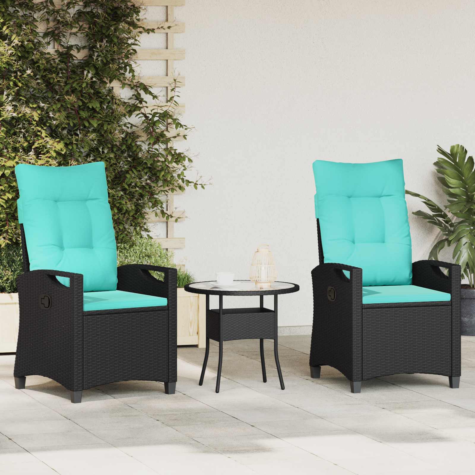 vidaXL Scaun pentru Grădină 56 x 64 x 94 cm oțel