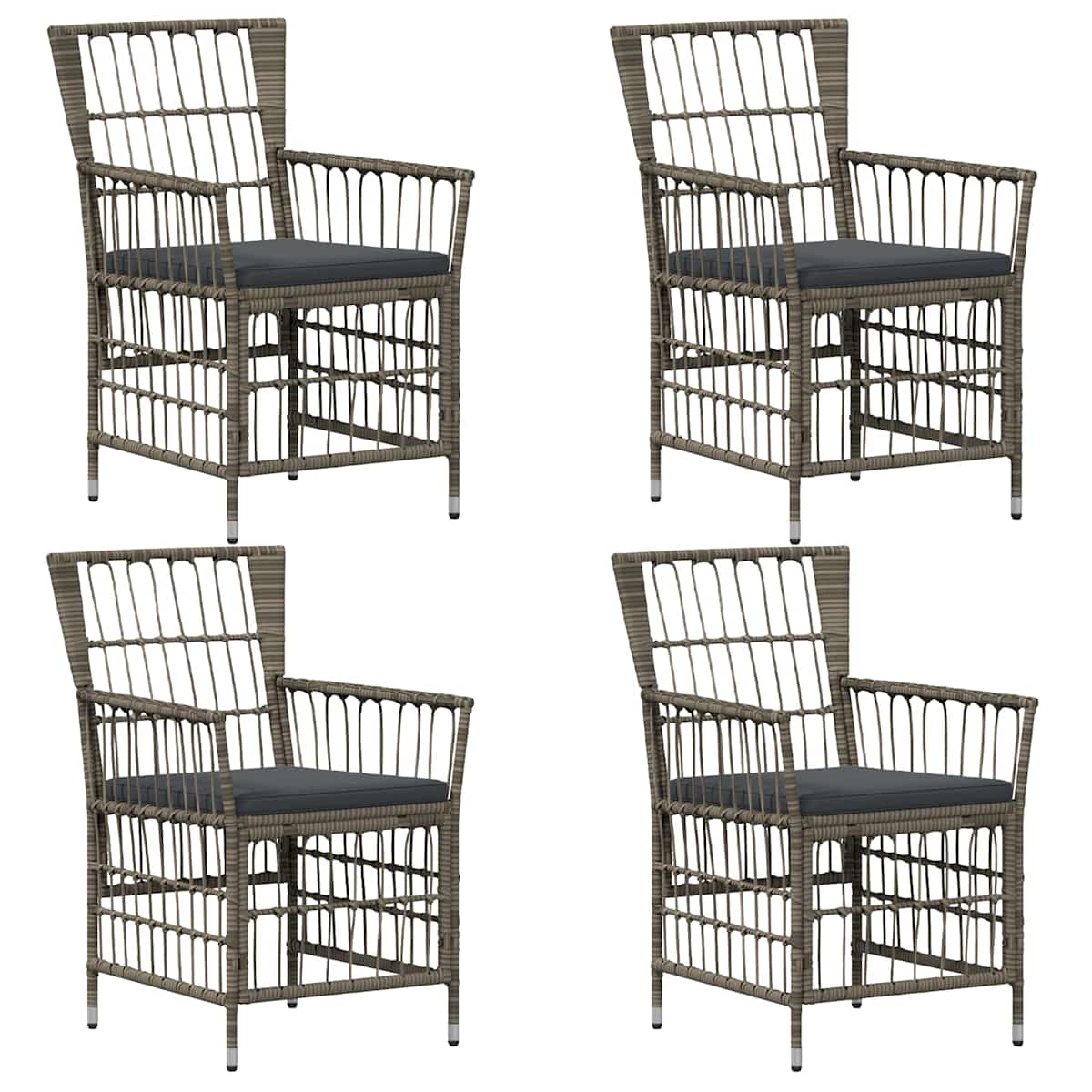 Havestole polyrattan - Billede 2