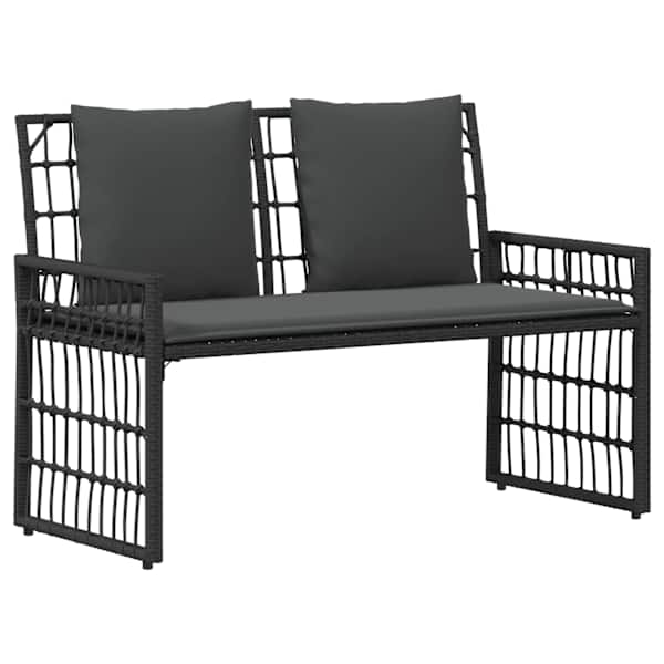 vidaXL V&auml;libank 2 -Seater 116 x 55 x 82 cm Terase ja pol&uuml; rattan