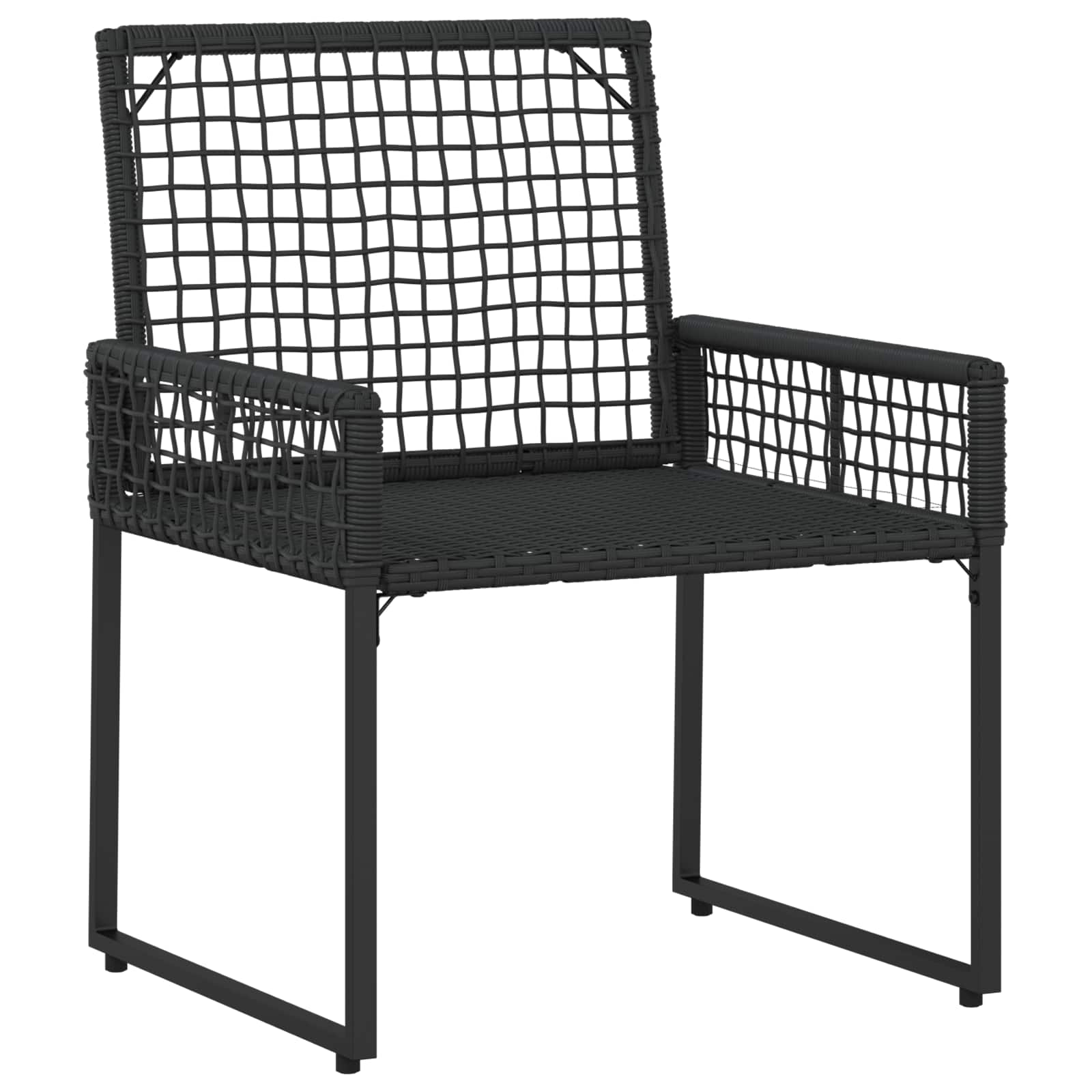 Zunanji pohištveni set z blazino 3 pcs Črna in turkizna - slika 5