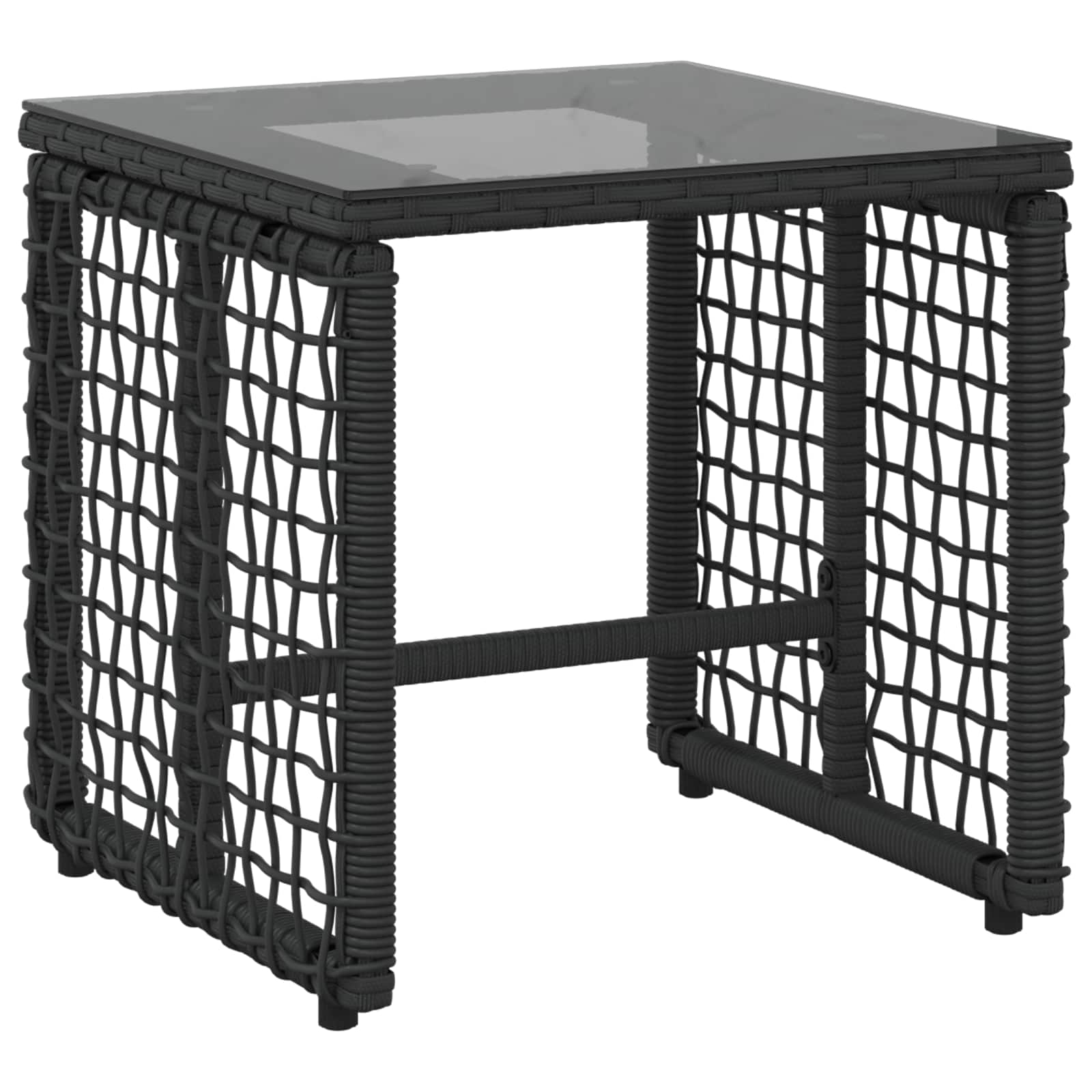 Zunanji pohištveni set z blazino 3 pcs Črna in turkizna - slika 6