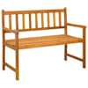 vidaXL Aiapink 2-Istekohtade arv 110 x 55 x 90 cm Tugev akatsiapuu