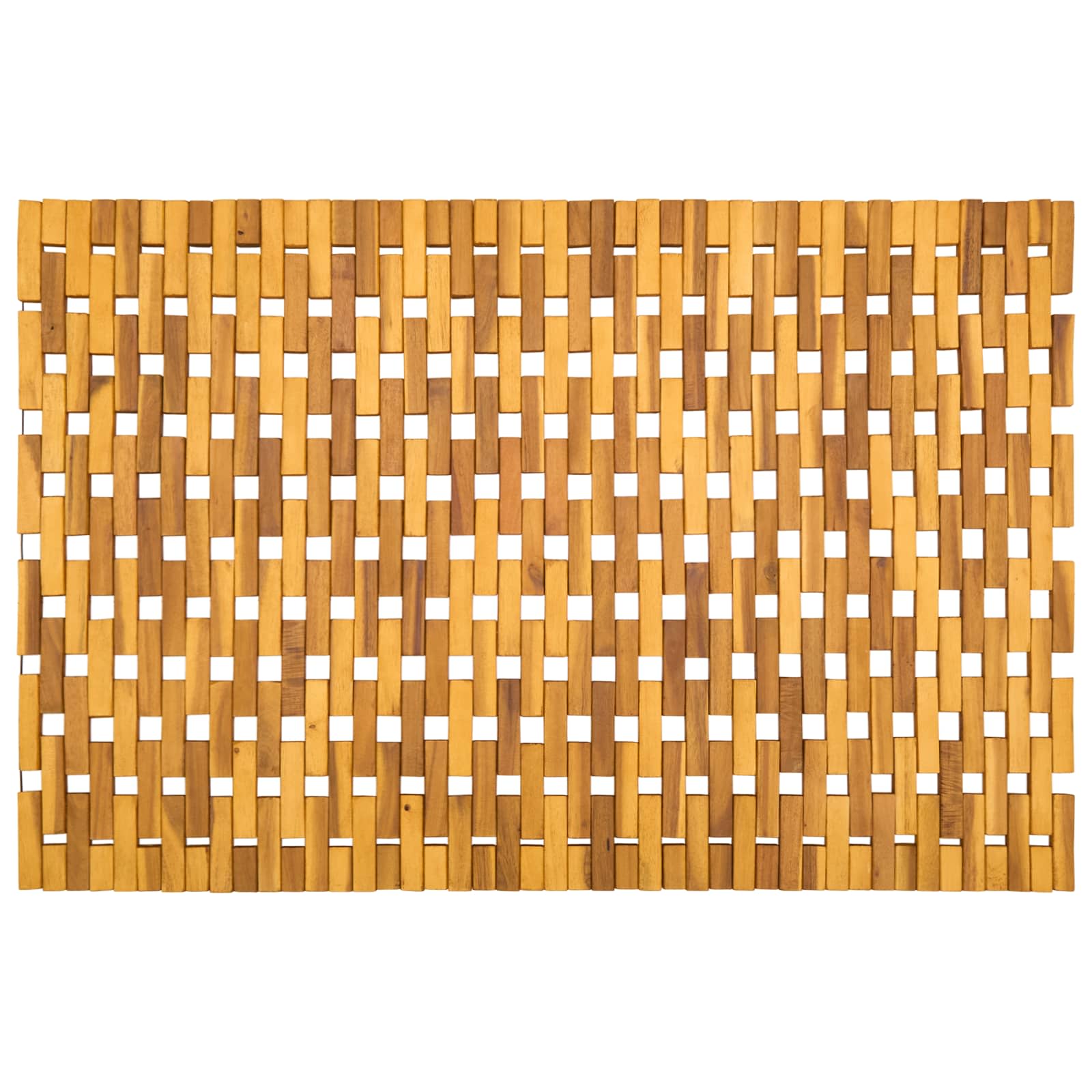 Badmatten Naturel 65 x 100 cm Massief Acaciahout image 6