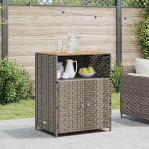 Za omarice Siva 70 x 50 x 87 cm Poliester in Roly Rattan
