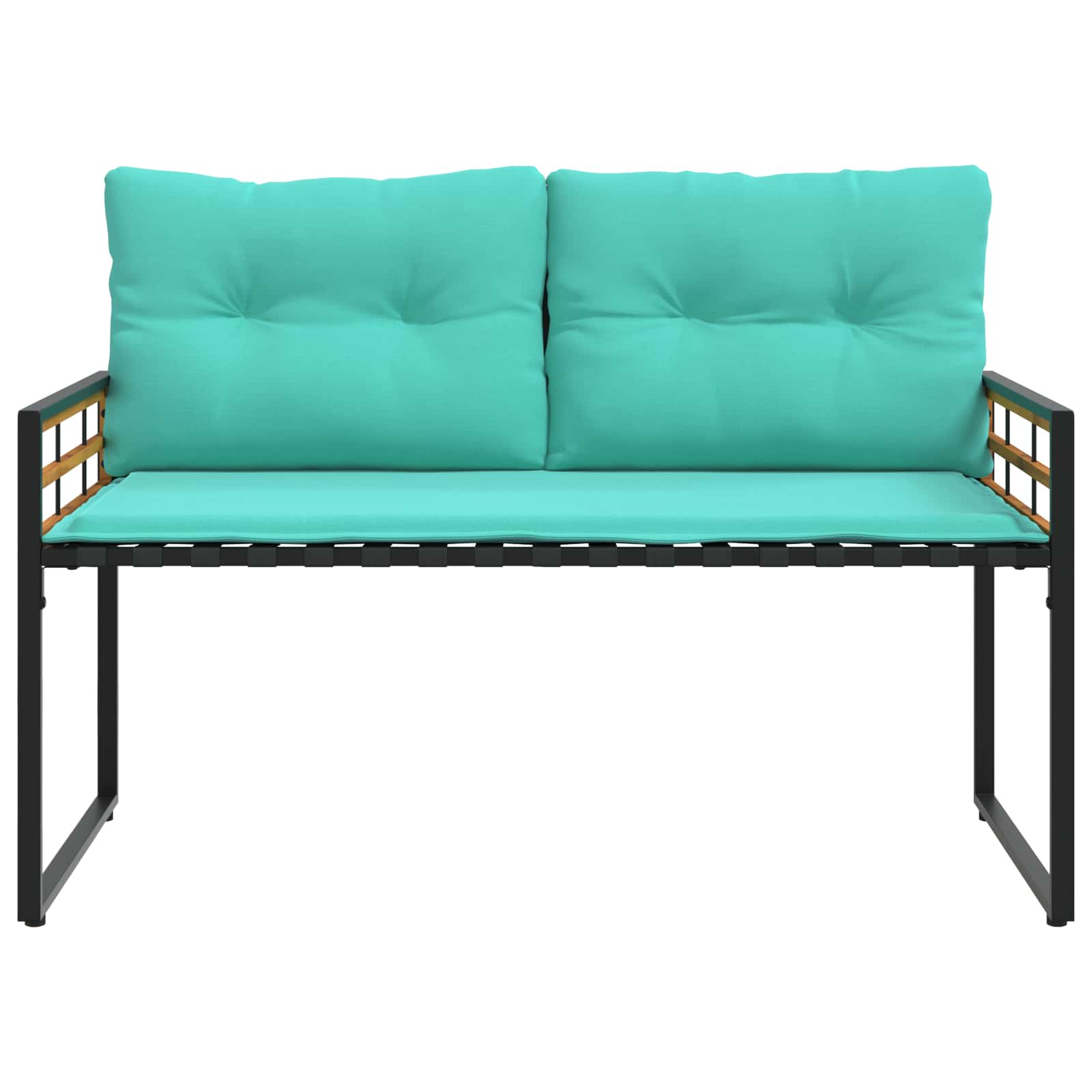 Set de Mobilier pentru Exterior cu pernă 4 pcs Turcoaz [9]