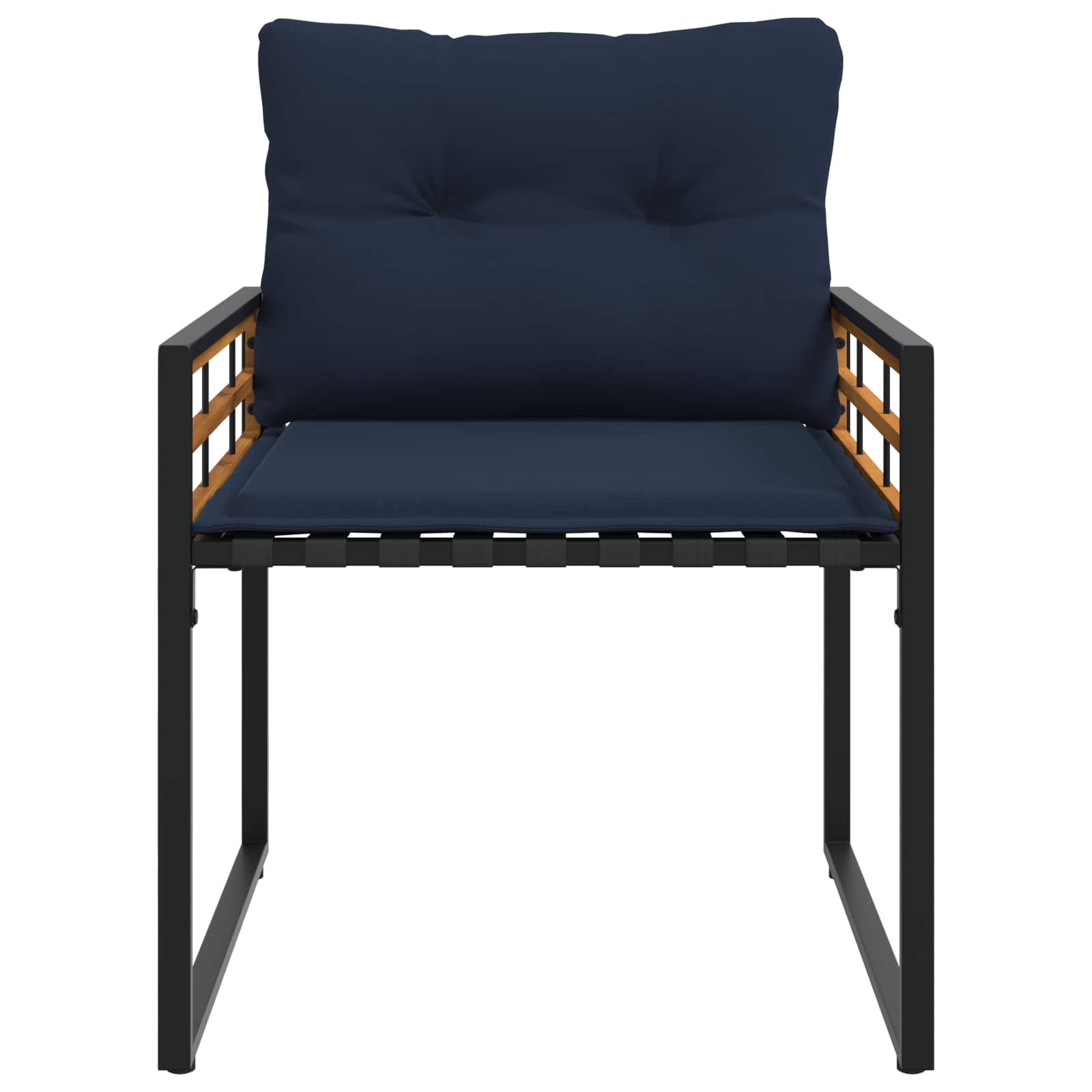 Set de Mobilier pentru Exterior cu pernă 3 pcs Bleumarin [6]