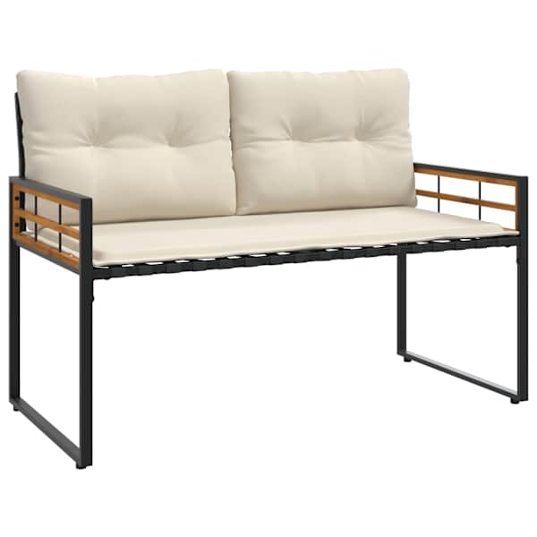 vidaXL Puitkiht Pink 114 x 55 x 77 cm cream Ristk&uuml;lik