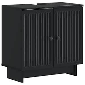 vidaXL Vannitoa kraanikausi kapp EDE Must 59,5 x 31,5 x 59 cm