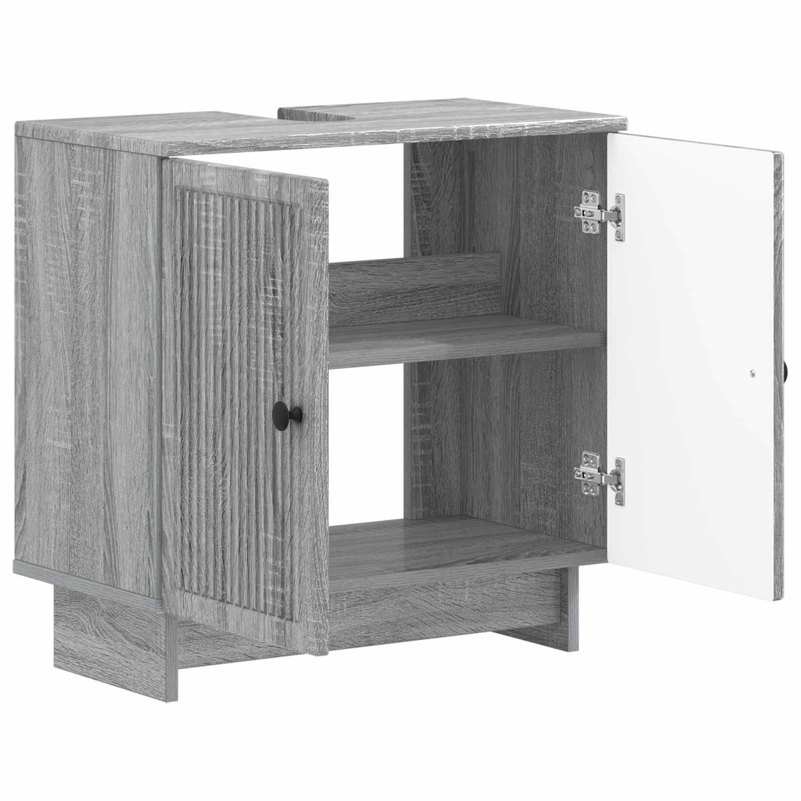 Kylpyhuoneen allaskaappi EDE Harmaa Sonoma 59,5 x 31,5 x 59 cm - Image 2