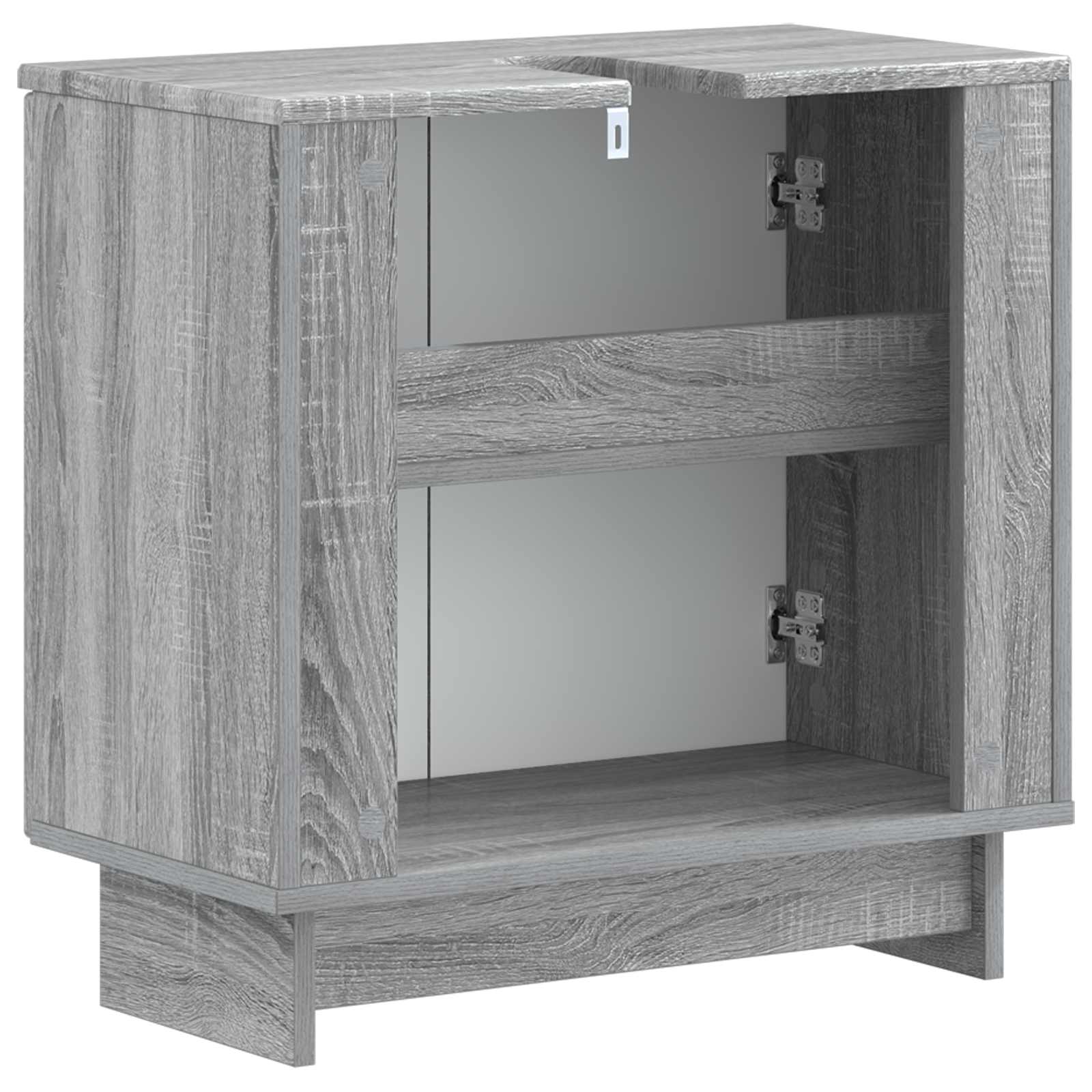 Kylpyhuoneen allaskaappi EDE Harmaa Sonoma 59,5 x 31,5 x 59 cm - Image 5