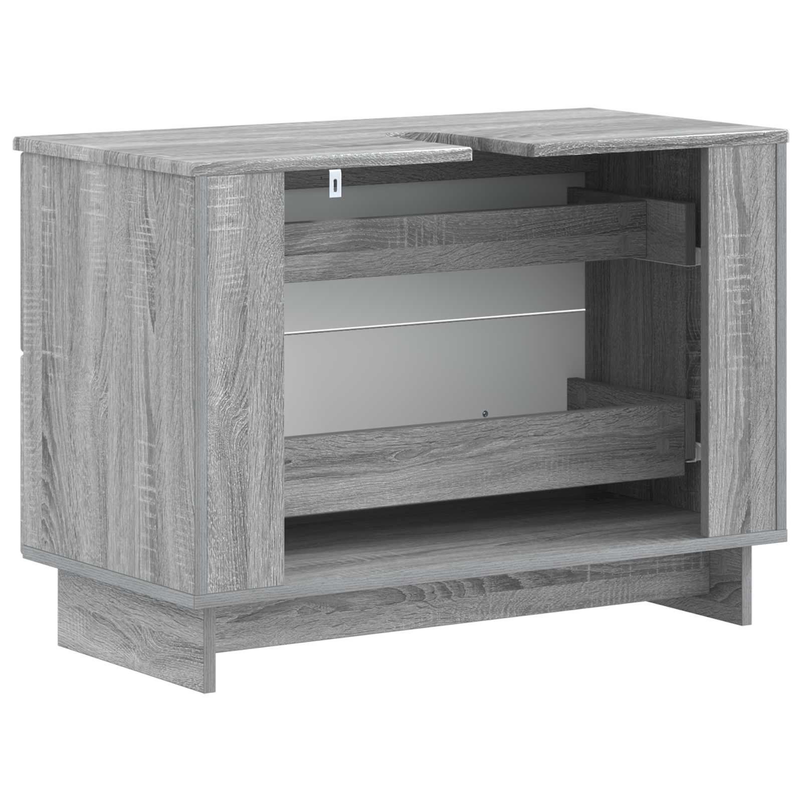 Kylpyhuoneen allaskaappi EDE Harmaa Sonoma 82 x 41 x 59 cm - Image 5