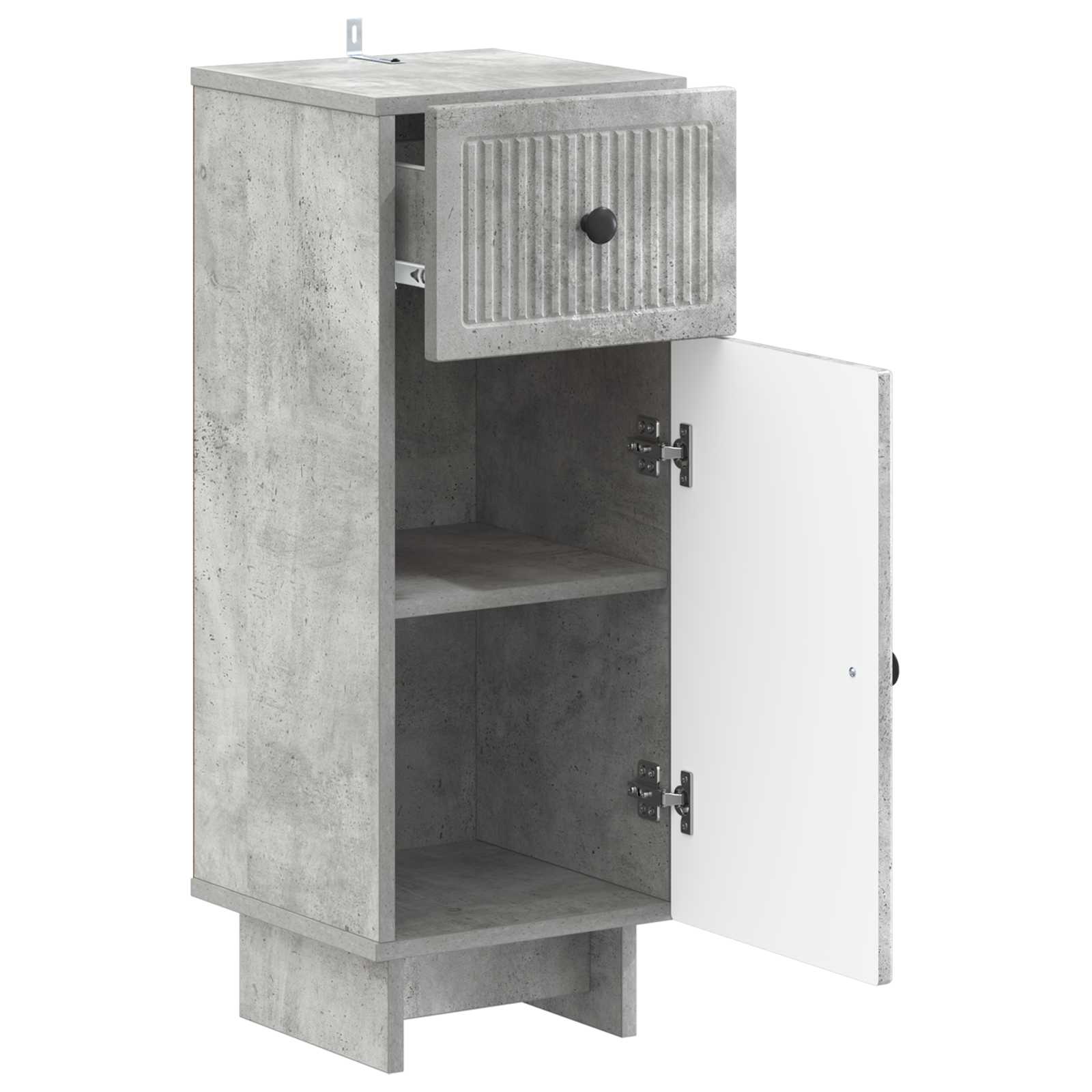 Шкаф за баня EDE Бетонно сиво 30 x 31 x 80 см — изображение 2