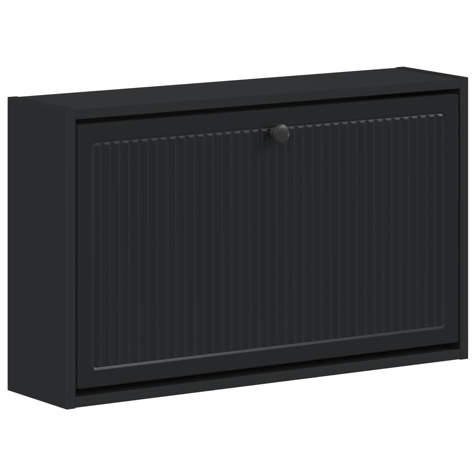 Wandgemonteerde Schoenkast EDE 71 x 17 x 43 cm Bewerkt hout image 1