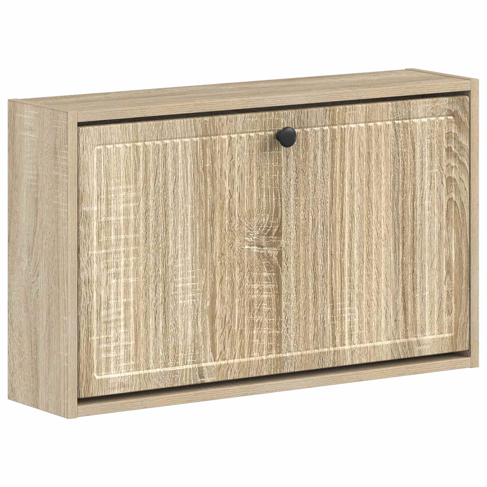 Wandgemonteerde Schoenkast EDE 71 x 17 x 43 cm Bewerkt hout image 1