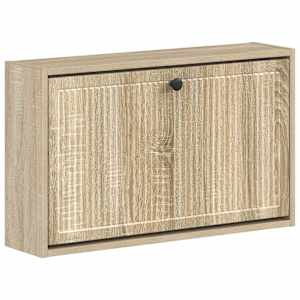 vidaXL Seinale kinnitatav jalan&otilde;ude kapp EDE 71 x 17 x 43 cm Tehispuit