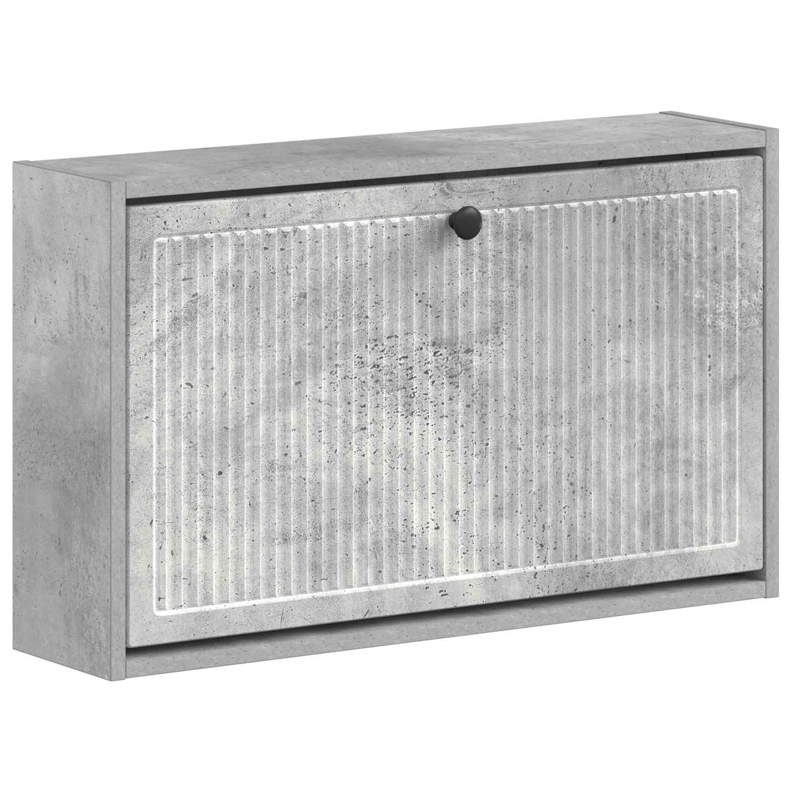 Wandgemonteerde Schoenkast EDE 71 x 17 x 43 cm Bewerkt hout image 1
