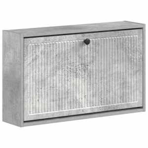 vidaXL Seinale kinnitatav jalan&otilde;ude kapp EDE 71 x 17 x 43 cm Tehispuit