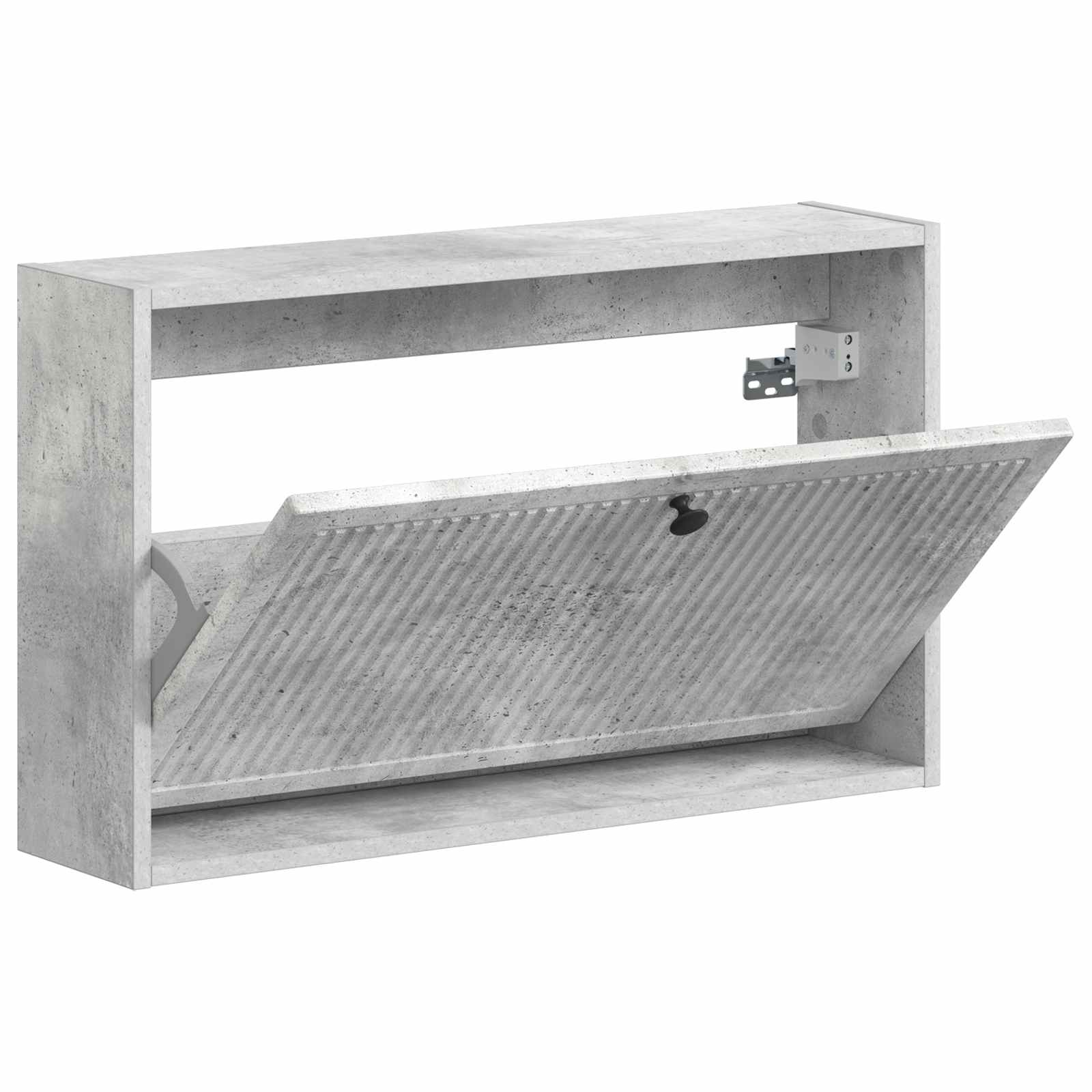 Wandgemonteerde Schoenkast EDE 71 x 17 x 43 cm Bewerkt hout image 2