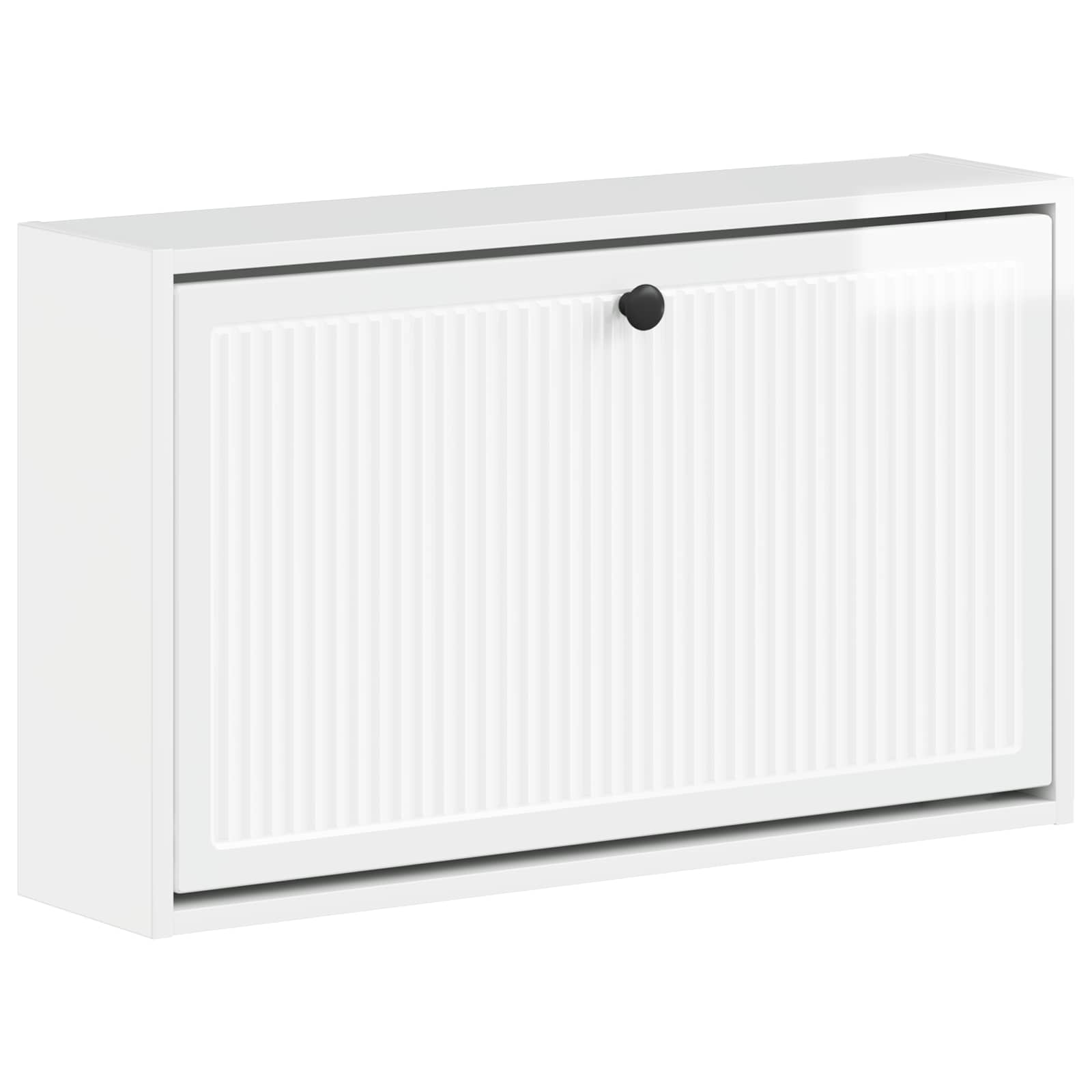 Wandgemonteerde Schoenkast EDE 71 x 17 x 43 cm Bewerkt hout image 1