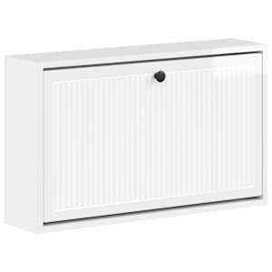 vidaXL Seinale kinnitatav jalan&otilde;ude kapp EDE 71 x 17 x 43 cm Tehispuit
