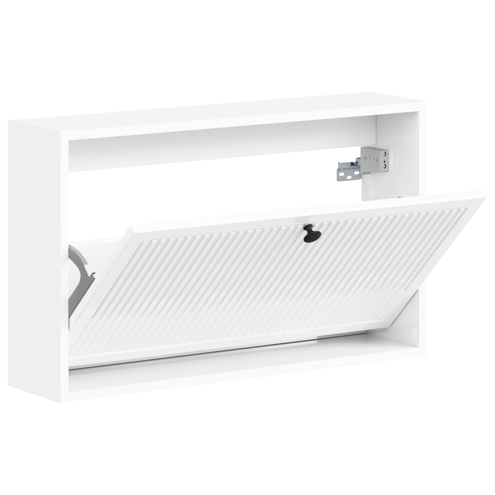Wandgemonteerde Schoenkast EDE 71 x 17 x 43 cm Bewerkt hout image 2
