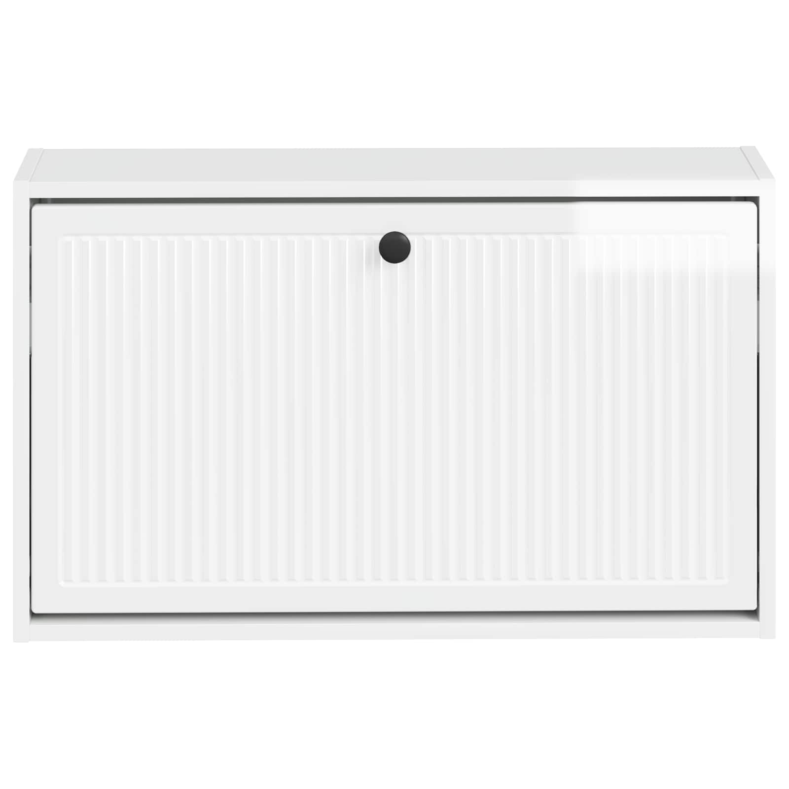 Wandgemonteerde Schoenkast EDE 71 x 17 x 43 cm Bewerkt hout image 3