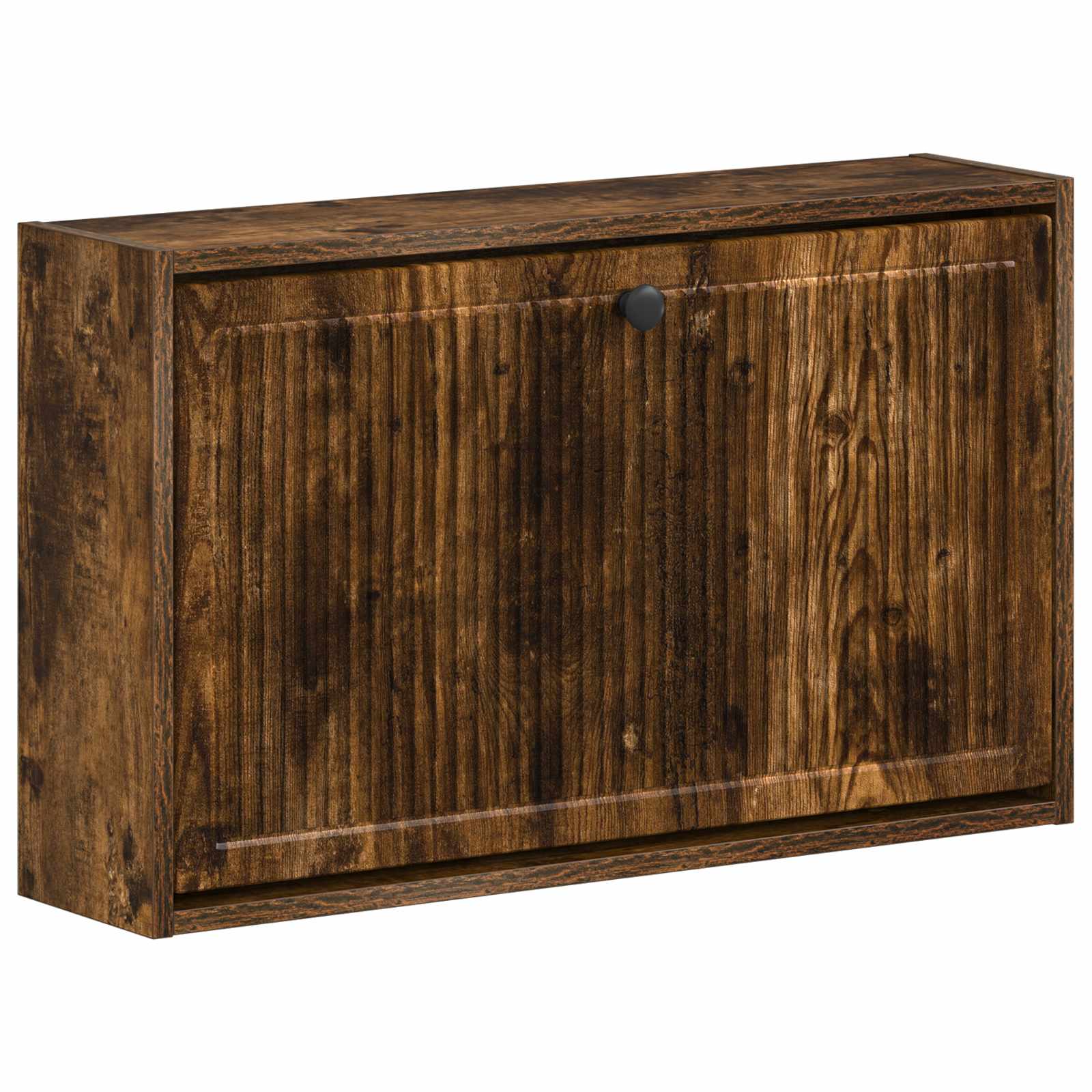 Wandgemonteerde Schoenkast EDE 71 x 17 x 43 cm Bewerkt hout image 1