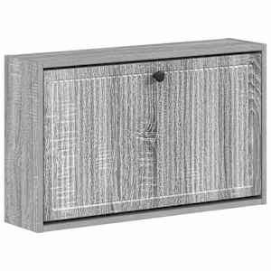 vidaXL Seinale kinnitatav jalan&otilde;ude kapp EDE 71 x 17 x 43 cm Tehispuit