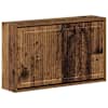 vidaXL Seinale kinnitatav jalan&otilde;ude kapp EDE 71 x 17 x 43 cm Tehispuit