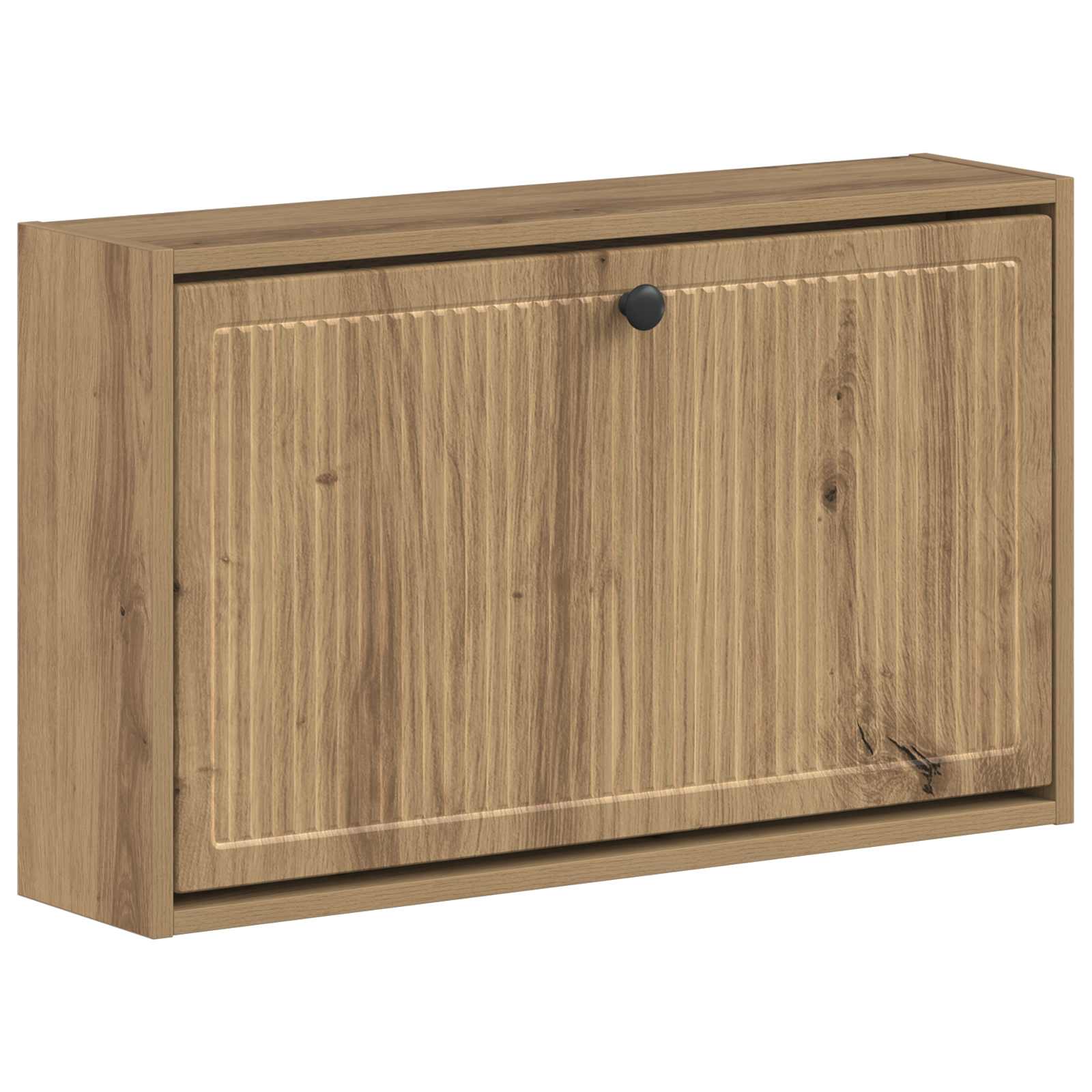 Wandgemonteerde Schoenkast EDE 71 x 17 x 43 cm Bewerkt hout image 1